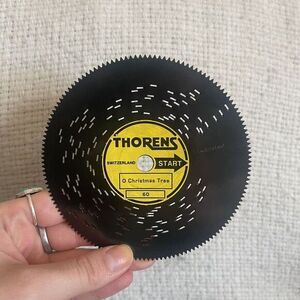Thorens Switzerland 4 1/2" Disc Classic Xmas Holiday‎ Music #60 O Christmas Tree